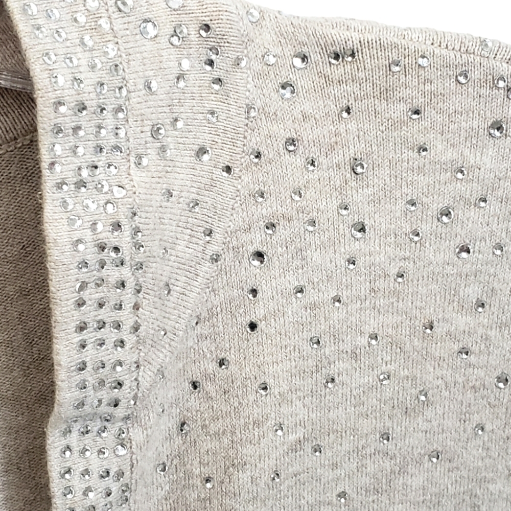 Boston Proper Oatmeal Longsleeve V Neckline With … - image 6